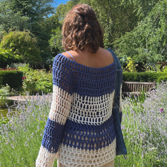 The CORNFLOWER Crochet Jumper