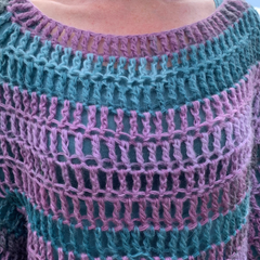 The HEATHER Crochet Jumper