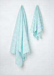 small hammam tea towel with tassels