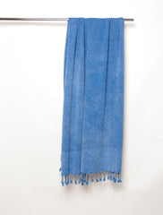 Sea blue washed hammam wrap